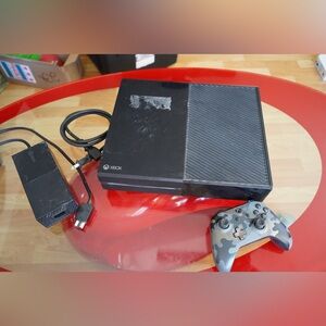 Microsoft Xbox One X Console Black W/ Controller  NO TESTED